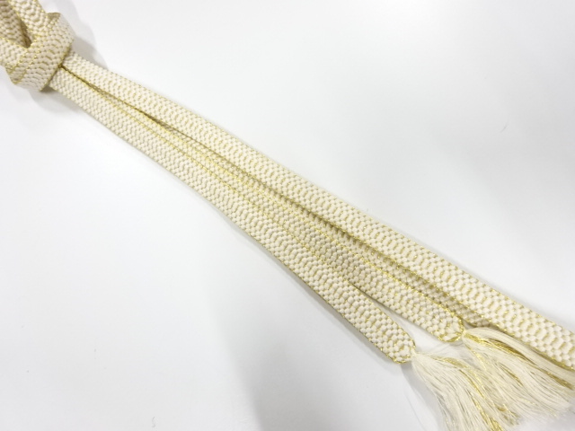 正絹　手組帯締め（長尺）